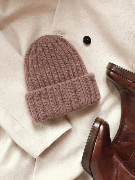 the classic ribbed beanie