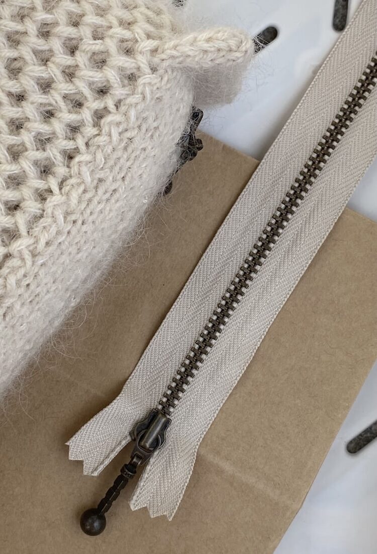 Petite Knit Reisverschluss 28 cm