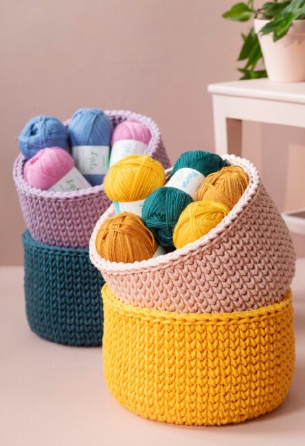 Knit Stitch Basket